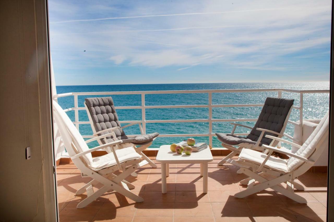 Apartamento Ponent - Espectaculares vistas al mar Sant Pol de Mar Exterior foto